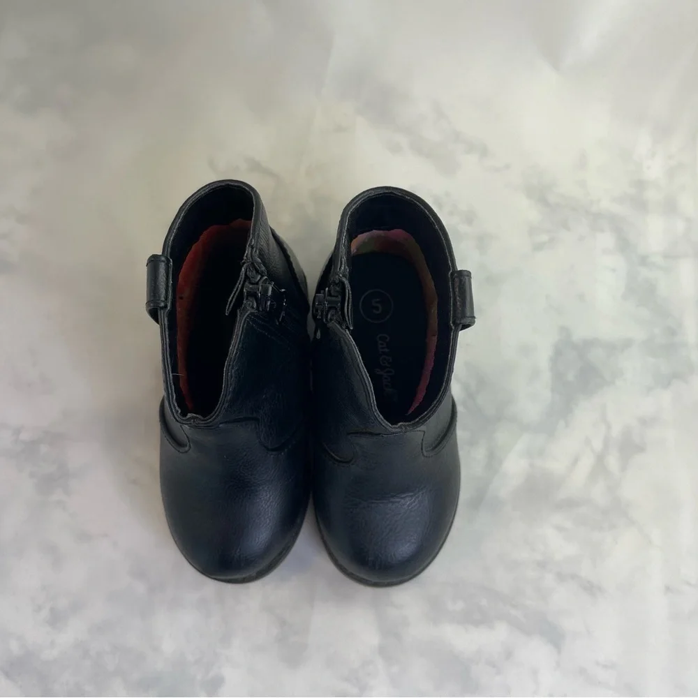 Little girl Black Ankle Boots Western Influence size 5